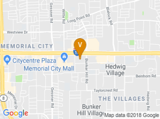 map of Hotel ZaZa Memorial City