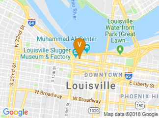 map of Kentucky Science Center