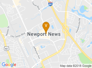 map of Newport News Marriott at City Center