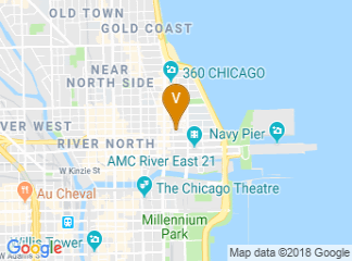 map of Hyatt Centric Chicago Magnificent Mile