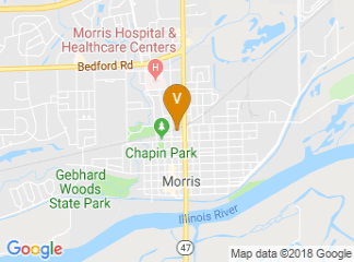 map of Grundy County Corn Festival
