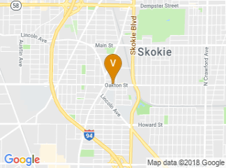 map of Downtown Skokie Alliance