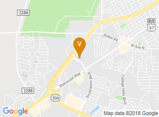 map of Courtyard by Marriott San Angelo