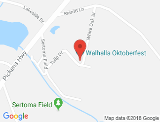 map of Walhalla Oktoberfest