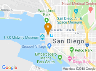 map of Intercontinental San Diego