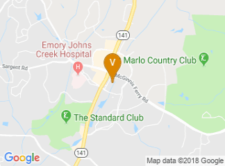 map of Hilton Garden Inn Atlanta North/Johns Creek