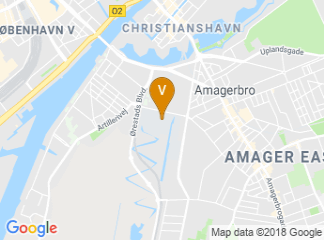 map of The University of Copenhagen, Faculty of Humanities