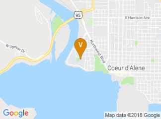 map of North Idaho College