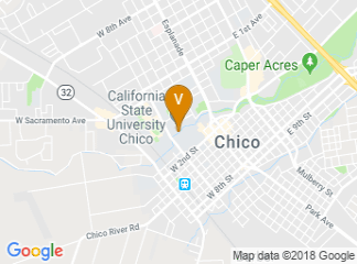map of California State University Chico