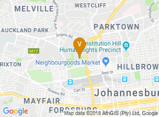 map of Wits Science Stadium