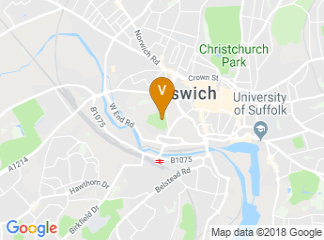 map of Ipswich Town Football Club