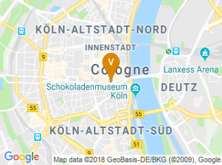 map of Dorint Hotel am Heumarkt Köln