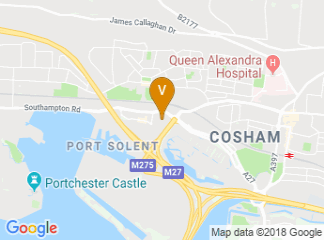 map of Portsmouth Marriott Hotel