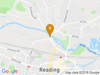 map of Crowne Plaza Reading, an IHG Hotel