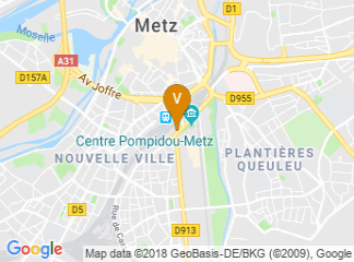 map of Metz's Robert Schuman Congress