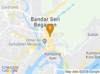 map of Radisson Hotel Brunei Darussalam