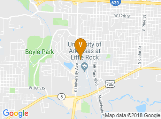 map of Jack Stephens Event Center
