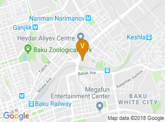 map of Excelsior Hotel & SPA Baku