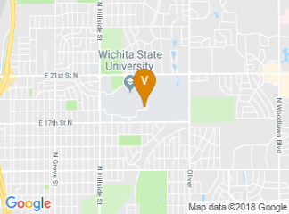 map of National Institute for Aviation Research, Wichita State University