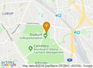 map of Barclaycard Arena Hamburg