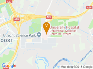 map of University Medical Center Utrecht