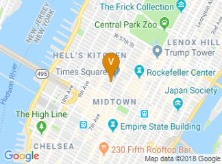map of Marriott Marquis Times Square