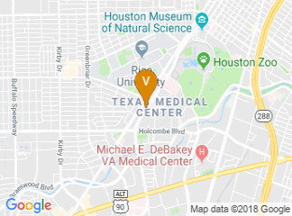 map of Houston Marriott Medical Center