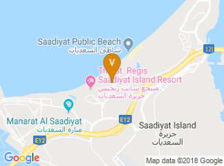 map of Saadiyat Rotana Resort & Villas