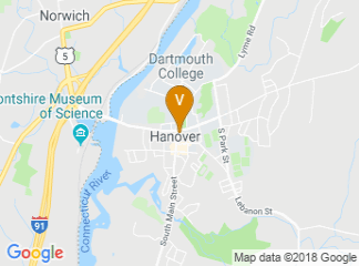 map of Hanover Inn Dartmouth