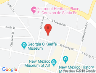 map of Santa Fe Community Convention Center