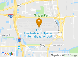 map of Fort Lauderdale-Hollywood International Airport