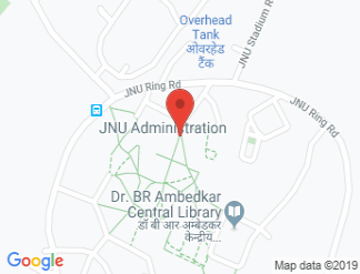 map of Jawaharlal Nehru University