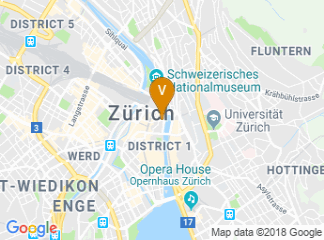 map of Zurich, Switzerland