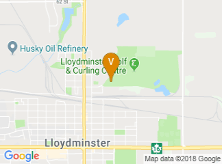 map of Lloydminster Golf & Curling Centre