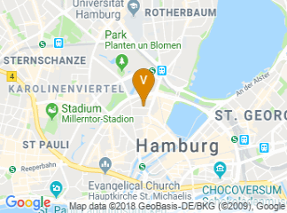 map of SIDE Design Hotel Hamburg