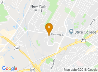 map of Holiday Inn Utica