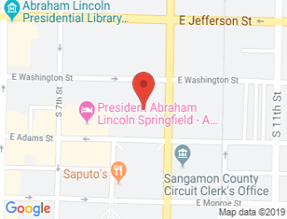 map of Prairie Capital Convention Center