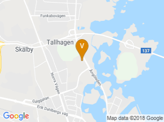 map of Kalmar Tennisklubb