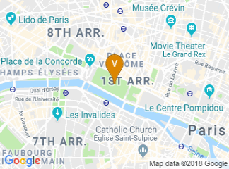 map of Tuileries Garden