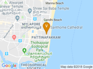 map of Santhome School Auditorium