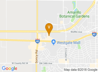 map of Holiday Inn Amarillo West Medical Center