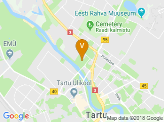 map of The University of Tartu Academic Sports Club