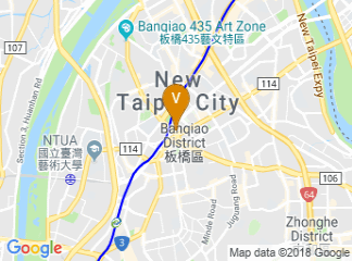 map of 台北新板希爾頓酒店 Hilton Taipei Sinban