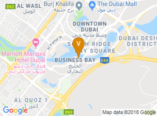 map of Grand Millennium Hotel Business Bay