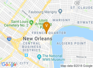 map of The Historic New Orleans Collection