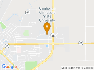 map of Southwest State University Theatre
