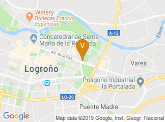map of University of La Rioja