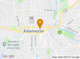 map of Kalamazoo Valley Museum