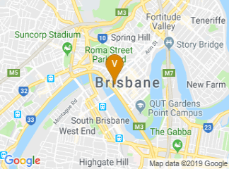 map of W Brisbane