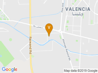 map of The University Of Lahore